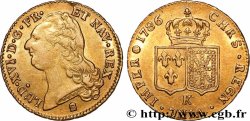 LOUIS XVI Double louis d’or aux écus accolés 1786 Bordeaux TTB/TTB+