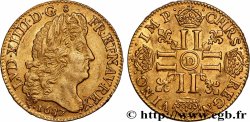 LOUIS XIV &nbsp;THE SUN KING&nbsp; Louis d’or aux huit L, portrait à la tête âgée et laurée 1687 Lyon