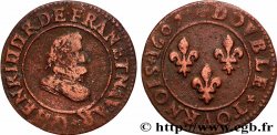 HENRI IV LE GRAND Double tournois, 1er type 1607 Lyon