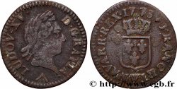 LOUIS XV DIT LE BIEN AIMÉ Liard dit &nbsp;à la vieille tête&nbsp; 1773 Lille