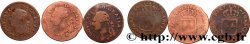 LOUIS XVI Sols dits &nbsp;à l&nbsp;écu&nbsp;, lot de 3 ex. n.d. Ateliers divers