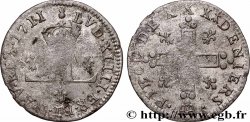 LOUIS XIV &nbsp;THE SUN KING&nbsp; XXX deniers aux 2 L couronnées 1711 Metz
