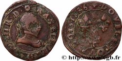 HENRY III Double tournois 1586 Rouen