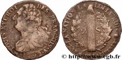 LOUIS XVI 2 sols dit &nbsp;au faisceau&nbsp;, type FRANÇOIS 1792 Paris