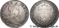 LOUIS XIV &nbsp;THE SUN KING&nbsp; Écu, portrait à la mèche longue 1647 Rouen XF