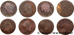 LOUIS XVI Sols dits &nbsp;à l&nbsp;écu&nbsp;, lot de 4 ex. n.d. Ateliers divers