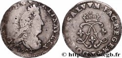 LOUIS XIV &nbsp;THE SUN KING&nbsp; Quatre sols aux deux L 1692 Tours