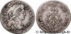LOUIS XIV &nbsp;THE SUN KING&nbsp; Quatre sols aux deux L 1691 Reims