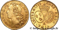LOUIS XV DIT LE BIEN AIMÉ Louis d’or aux écus ovales, tête ceinte d’un bandeau 1753 Paris SUP/SPL