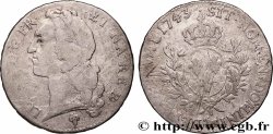 LOUIS XV DIT LE BIEN AIMÉ Écu aux branches d’olivier, tête ceinte d’un bandeau 1743 Pau