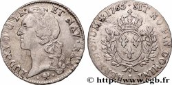 LOUIS XV THE BELOVED Écu aux branches d’olivier, tête ceinte d’un bandeau 1765 Bayonne XF