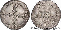 HENRY IV Quart d&nbsp;écu, croix feuillue de face 1601 Bayonne XF