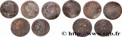 LOUIS XVI Demi-sol dit &nbsp;à l&nbsp;écu&nbsp;, lot de 5 ex. n.d. Ateliers divers