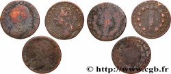 LOUIS XVI (MONARQUE CONSTITUTIONNEL)  12 deniers dit &nbsp;au faisceau&nbsp;, type FRANCOIS, lot de 3 ex. n.d. Ateliers divers