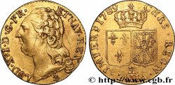 LOUIS XVI Louis d&nbsp;or aux écus accolés 1789 La Rochelle