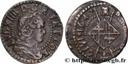 ESPAGNE - COMTÉ DE BARCELONE - LOUIS XIV LE GRAND OU LE ROI SOLEIL Sizain, 2e type 1647 Barcelone