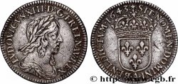 LOUIS XIII LE JUSTE Douzième d&nbsp;écu, buste drapé et cuirassé (2e buste de Jean Warin) 1643 Paris, Monnaie de Matignon