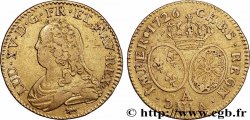 LOUIS XV &nbsp;THE WELL-BELOVED&nbsp; Louis d&nbsp;or aux écus ovales, buste habillé 1726 Paris AU/AU