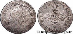 LOUIS XIV &nbsp;THE SUN KING&nbsp; Quatre sols à la croix formée de lis 1675 Lyon ou Vimy-en-Lyonnais