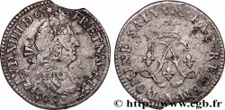 LOUIS XIV &nbsp;THE SUN KING&nbsp; Quatre sols aux deux L 1691 Paris