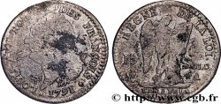 LOUIS XVI 15 sols dit &nbsp;au génie&nbsp;, type FRANÇOIS 1791 Paris