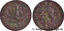 LOUIS XIII  Double tournois, type 1 de Tours 1631 Tours