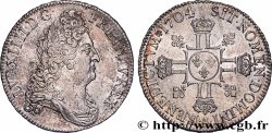 LOUIS XIV LE GRAND OU LE ROI SOLEIL Écu aux huit L, 2e type, tête laurée 1704 Paris