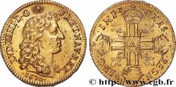 LOUIS XIV LE GRAND OU LE ROI SOLEIL Louis d’or aux huit L, portrait à la tête nue 1670 Paris