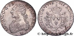 LOUIS XVI Écu aux branches d&nbsp;olivier 1791 Limoges