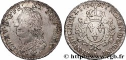 LOUIS XV THE BELOVED Écu aux branches d’olivier, buste lauré 1774 Bayonne XF/VF