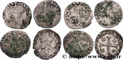 HENRY IV Douzain aux deux H, 2e type, lot de 4 ex. n.d. s.l.