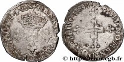 HENRY III Double sol parisis, 2e type 1584 Limoges