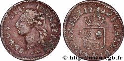 LOUIS XVI Liard dit &nbsp;à l&nbsp;écu&nbsp; 1779 Aix-en-Provence