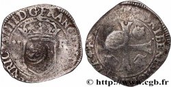 HENRY IV Douzain aux deux H, 2e type,  contremarqué en quinzain sous Louis XIII s.m. Lyon