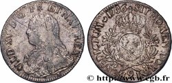 LOUIS XV DIT LE BIEN AIMÉ Écu aux branches d&nbsp;olivier, buste habillé 1736 Rennes