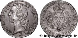 LOUIS XV &nbsp;THE WELL-BELOVED&nbsp; Écu aux branches d’olivier, tête ceinte d’un bandeau 1764 Lille