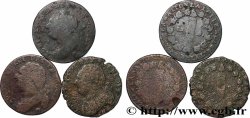 LOUIS XVI 12 deniers dit &nbsp;au faisceau&nbsp;, type FRANCOIS, lot de 3 ex. n.d. Ateliers divers