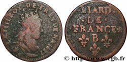 LOUIS XIV &nbsp;THE SUN KING&nbsp; Liard, 2e type 1657 Acquigny