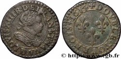 LOUIS XIII  Double tournois, type 3 1614 Lyon