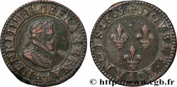 HENRY IV Double tournois, 1er type de Paris (légende française) 1605 Paris, Moulin des Étuves
