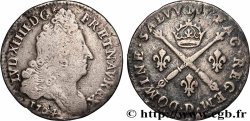 LOUIS XIV &nbsp;THE SUN KING&nbsp; 10 sols aux insignes 1704 Lyon