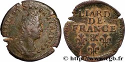 LOUIS XIV &nbsp;THE SUN KING&nbsp; Liard, 3e type, buste âgé 1699 Aix-en-Provence