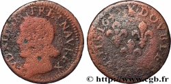 LOUIS XIII  Double tournois, type de Warin 1642 Bordeaux