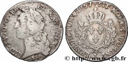 LOUIS XV &nbsp;THE WELL-BELOVED&nbsp; Écu aux branches d’olivier, tête ceinte d’un bandeau 1757 Bayonne