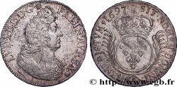 LOUIS XIV &nbsp;THE SUN KING&nbsp; Écu aux palmes 1697 Paris SS