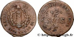 SIEGE OF MAINZ 2 sols siège de Mayence 1793 Mayence