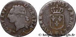 LOUIS XVI Liard dit &nbsp;à l&nbsp;écu&nbsp; 1783 Lille
