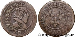 LOUIS XIII  Double tournois, type 6 de Lyon 1629 Lyon