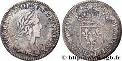 LOUIS XIII  Douzième d&nbsp;écu, buste drapé et cuirassé (2e buste de Jean Warin) 1642 Paris, Monnaie du Louvre