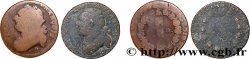 LOUIS XVI 12 deniers dit &nbsp;au faisceau&nbsp;, type FRANCOIS, lot de 2 ex. n.d. Ateliers divers